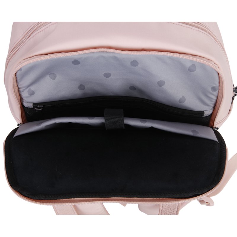 16-Inch Nylon Convertible Travel Backpack Tote with Laptop Sleeve