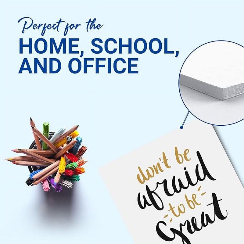 White Foam Board 22x28 Inches - Art, School & Presentation Display Pack of 4