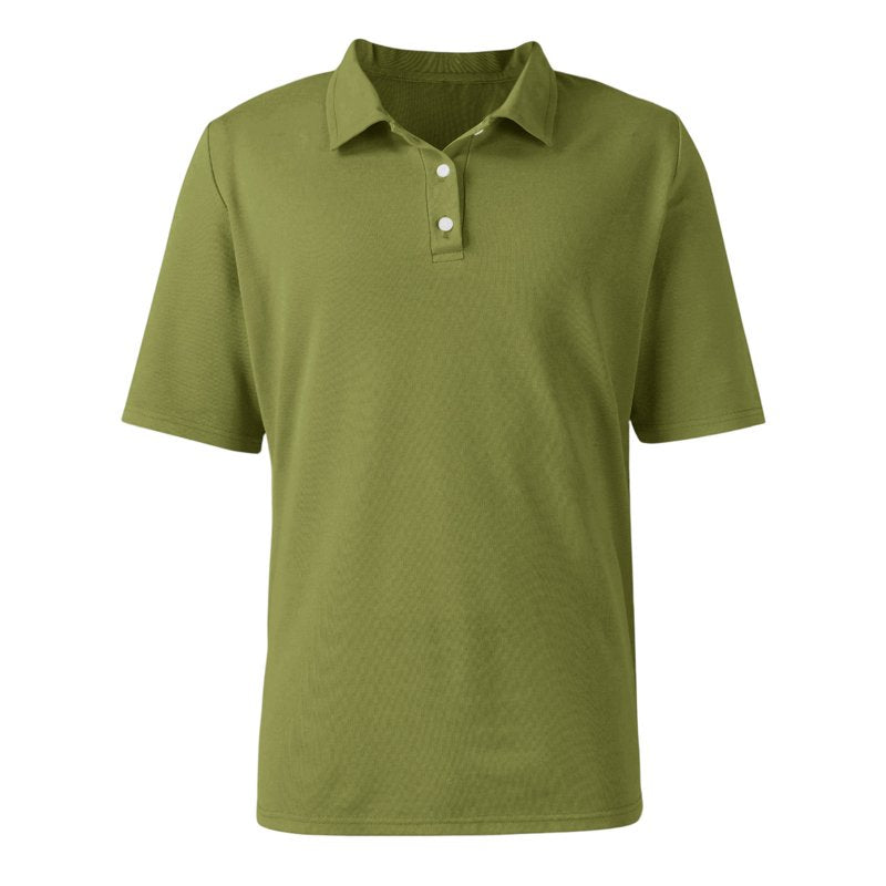 Men's Performance Golf Polo Shirt Moisture Wicking Casual Short Sleeve