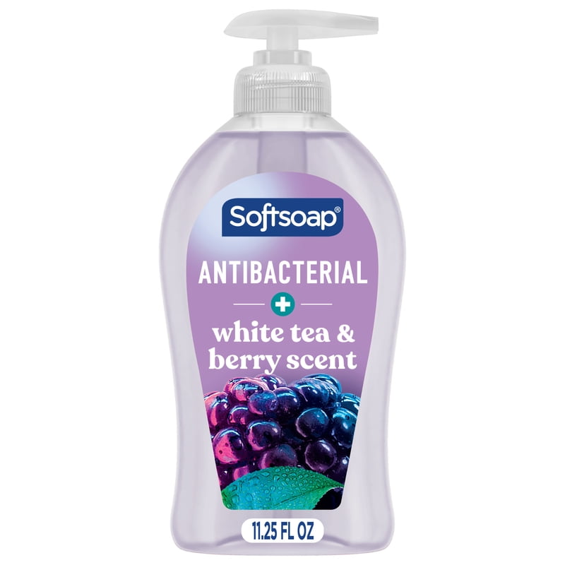Antibacterial Hand Soap with Moisturizers - White Tea & Berry Scent, 11.25 oz, 3 Pack