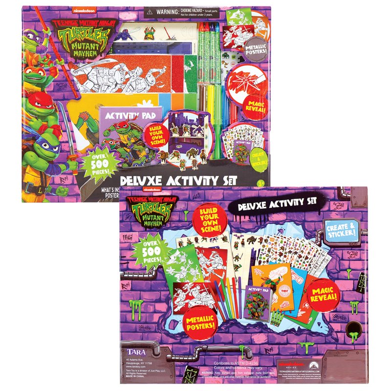 Teenage Mutant Ninja Turtles Craft Kit with Scene Building & Metal Posters
