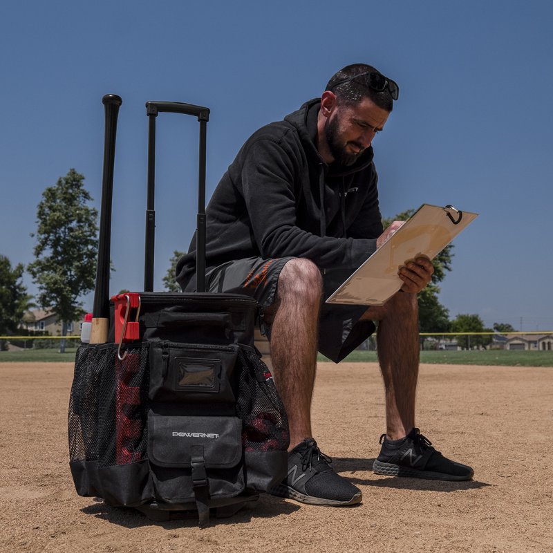 Wheeled Bucket Organizer Cover for 6 Gallon Baseball & Softball Buckets