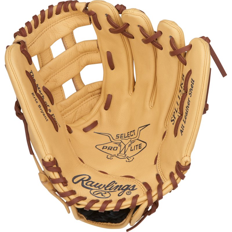 Youth Baseball Glove 11.5 Inch Pro Lite H-Web for Infield, Right Hand Throw