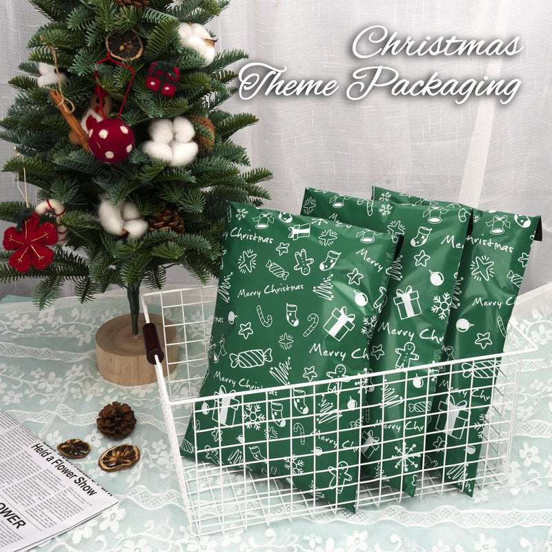 Christmas Poly Mailers 14.5x19