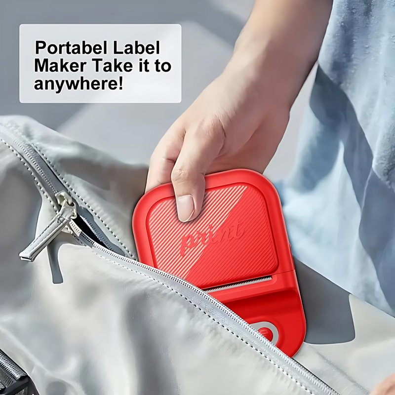 Bluetooth Label Maker with Thermal Printer, Portable Sticker Printer for Home Office School