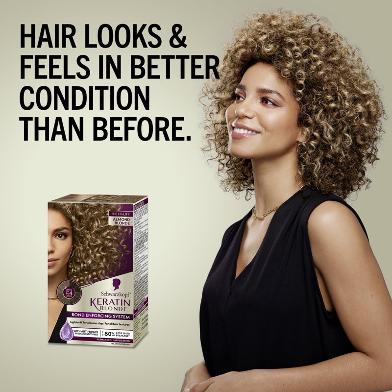 Permanent Hair Dye Kit for Blonde Hair - Multiple Shades, Up to 4 Levels Lift
