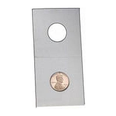2x2 Coin Holder Flips for Penny & Cent 19mm - 50 Pack