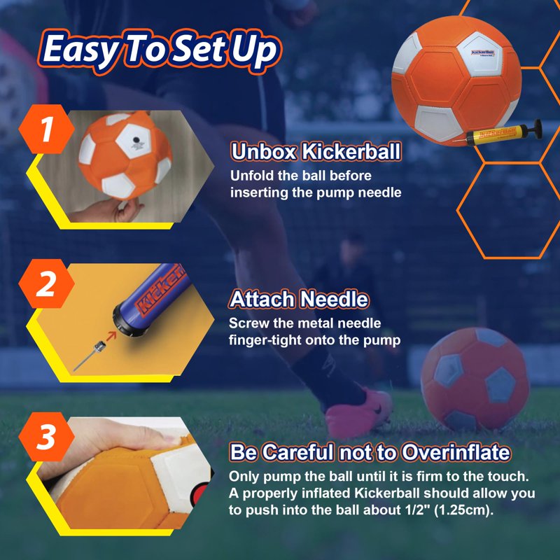 KickerBall Swerve Soccer Ball - MultiColor