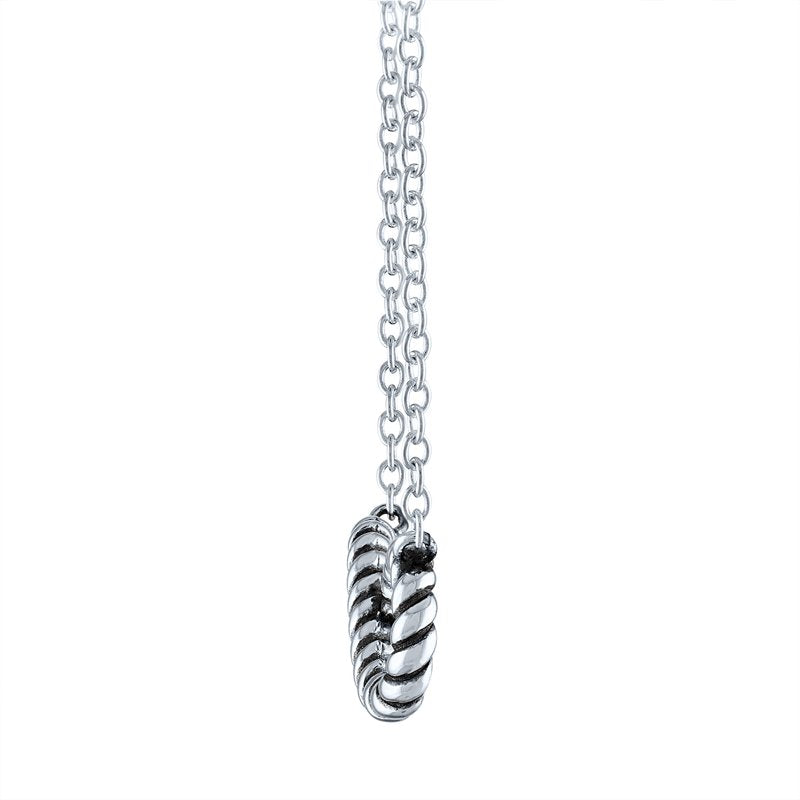 Sterling Silver Infinity Rope Necklace 18 Inch - Elegant Women's Jewelry