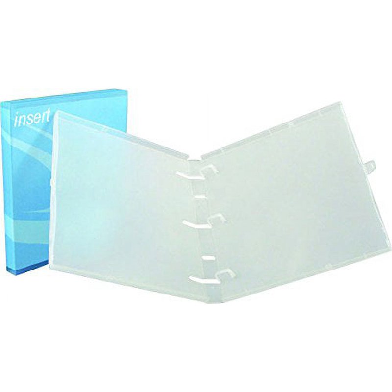 3 Pack Clear Poly Ring Binder with Snap-Lock Rings for Office & School