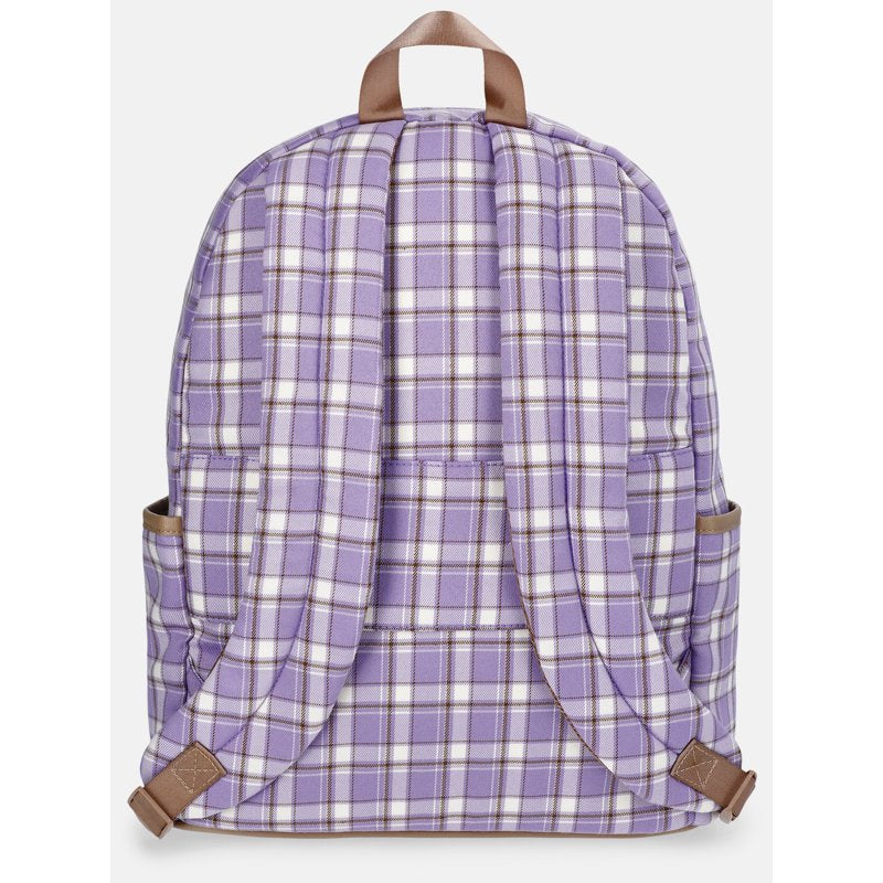 Women's Double Pocket Dome Backpack with Detachable Pouch - Multi Color