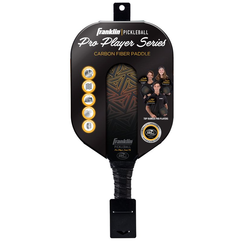 Pickleball Paddle Pro Player Carbon Fiber - USA Pickleball Approved