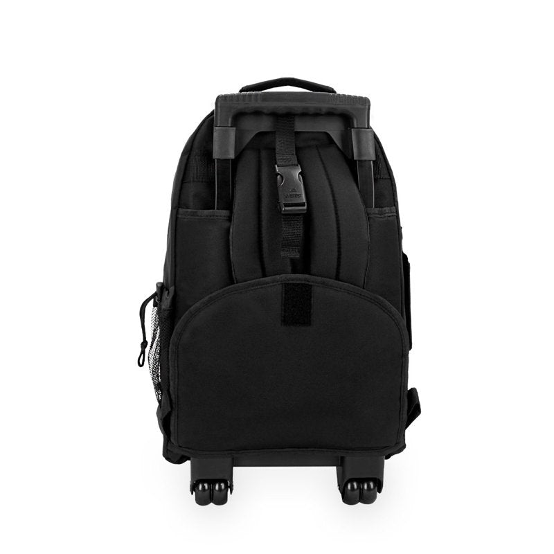 Everest Wheeled Backpack - Black, 20-Inch Rolling School & Travel Bag