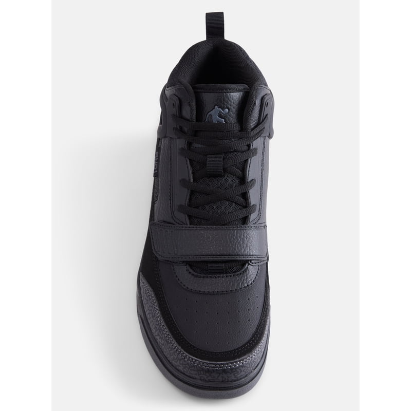 Men's Basketball Sneakers with Ankle Strap and Cushioned Insole