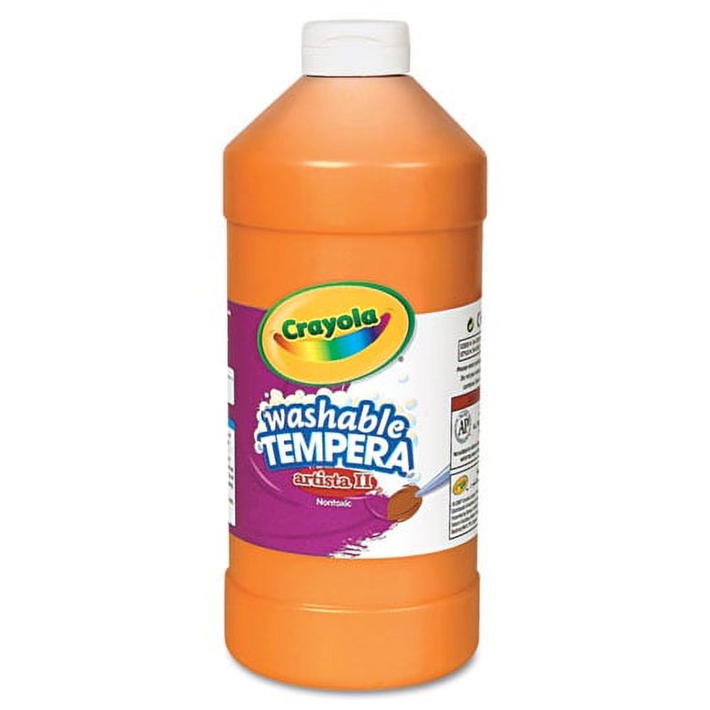 Washable Tempera Paint - 32 oz Squeeze Bottle, Bright Colors for Art & Education
