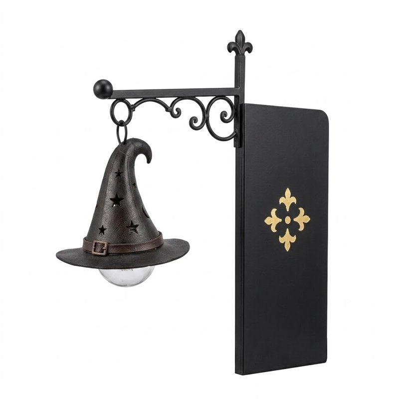 Halloween Witch Hat LED Light for Bookshelf and Decor - Spooky Library Accent