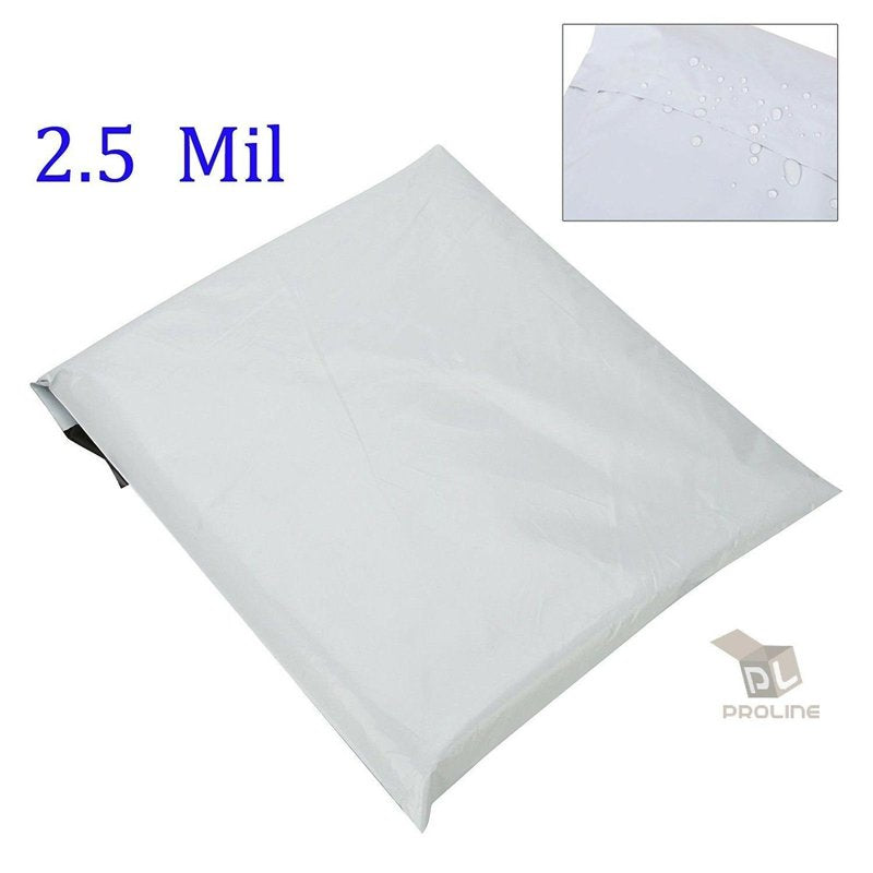 Self Sealing Poly Mailers 19x24 Inch Shipping Envelopes 2.5 Mil White Pack of 100