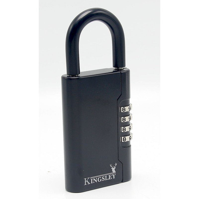 Realtor's Lockbox Key Safe with 5-Key Capacity - Weather-Resistant Wall Mount Lock Box