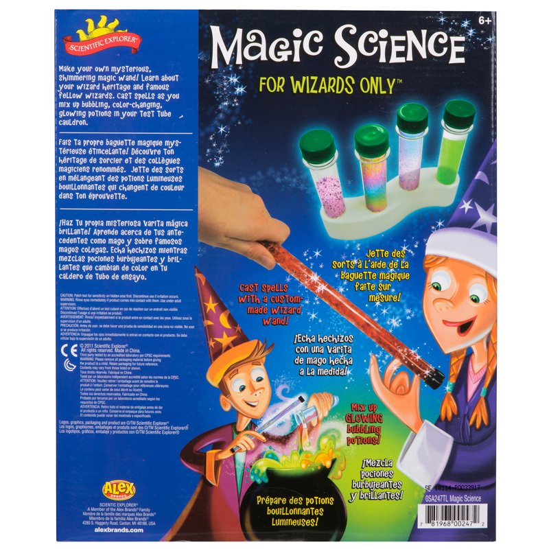 Kids Science Kit - Color Changing Magic & Chemical Activities for Ages 6+