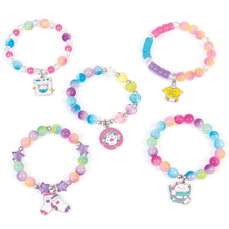 DIY Bead Jewelry Kit with Spin & Clean Beads for Kids 8+