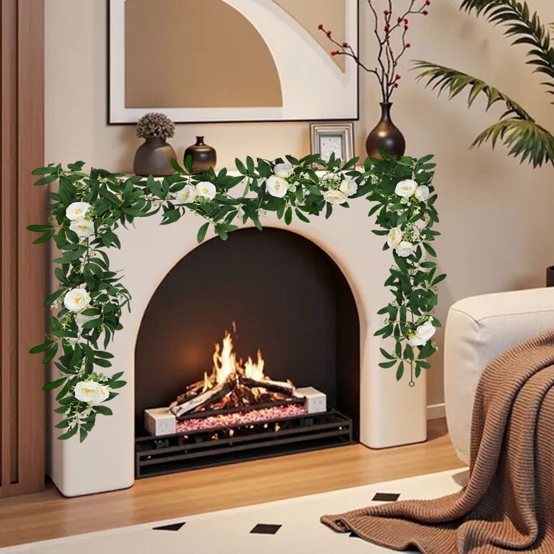 Artificial Eucalyptus Garland 1.8m Green Plant Vine for Home & Seasonal Decor