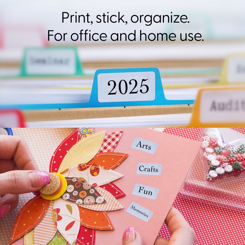 Wireless Portable Label Maker with Built-in Cutter & Starter Rolls