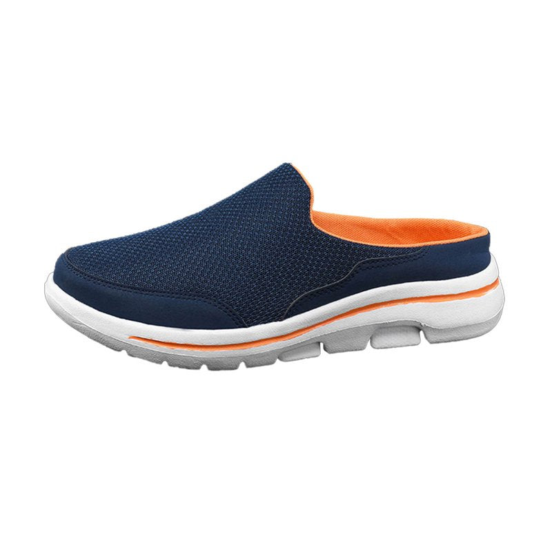 Men's Slip-On Mule Shoes - Comfortable Backless Sneakers for Walking and Running