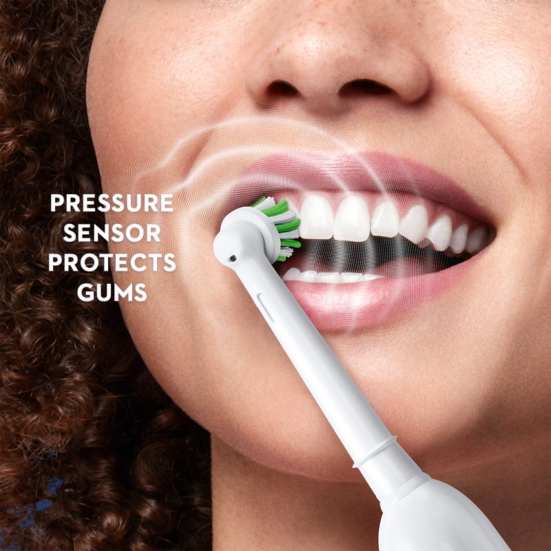Electric Toothbrush with CrossAction Brush Head - Rechargeable, Clinically Proven Oral Care