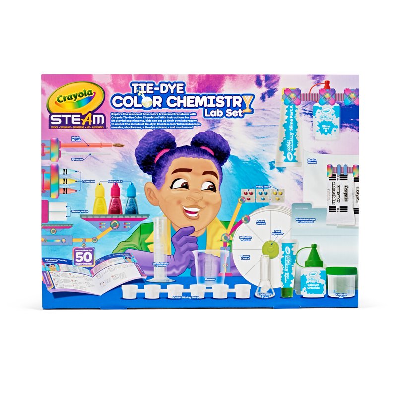 Kids Tie Dye Chemistry Set Educational Science Kit for Children 7+