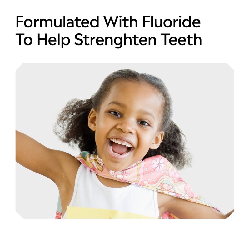 Kids Bubble Blast Fluoride Mouthwash - Alcohol-Free, Anticavity, 500mL