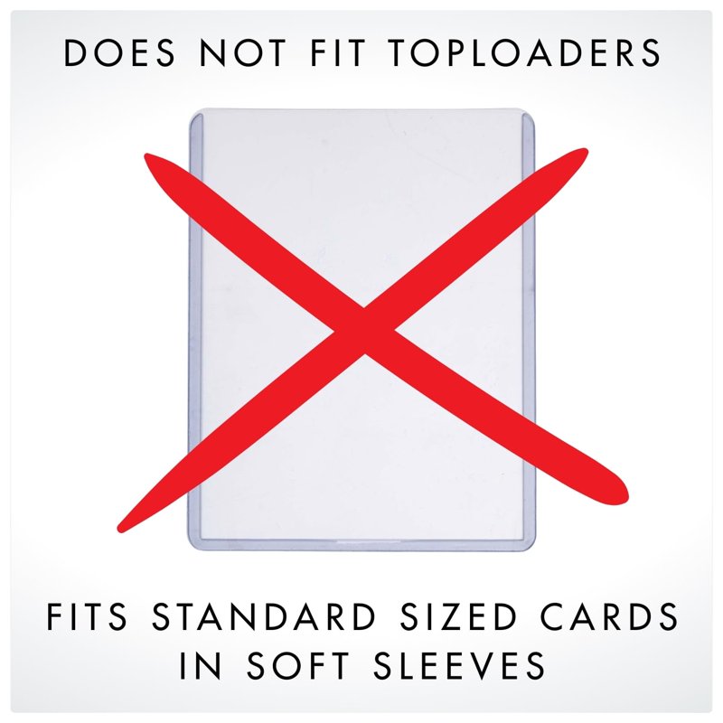 12-Pocket Trading Card Zip Binder - Holds 480 Cards, Premium Exo-Tec Material