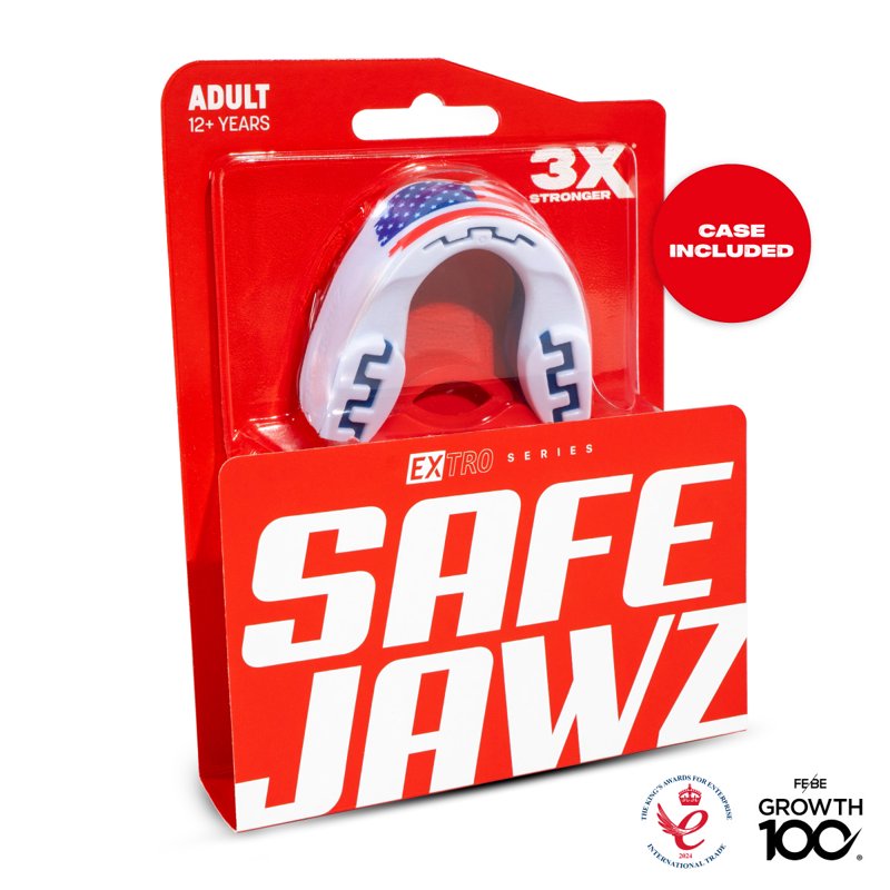 Sports Mouth Guard with Case - Dual Layer Impact Protection for Adults & Youth
