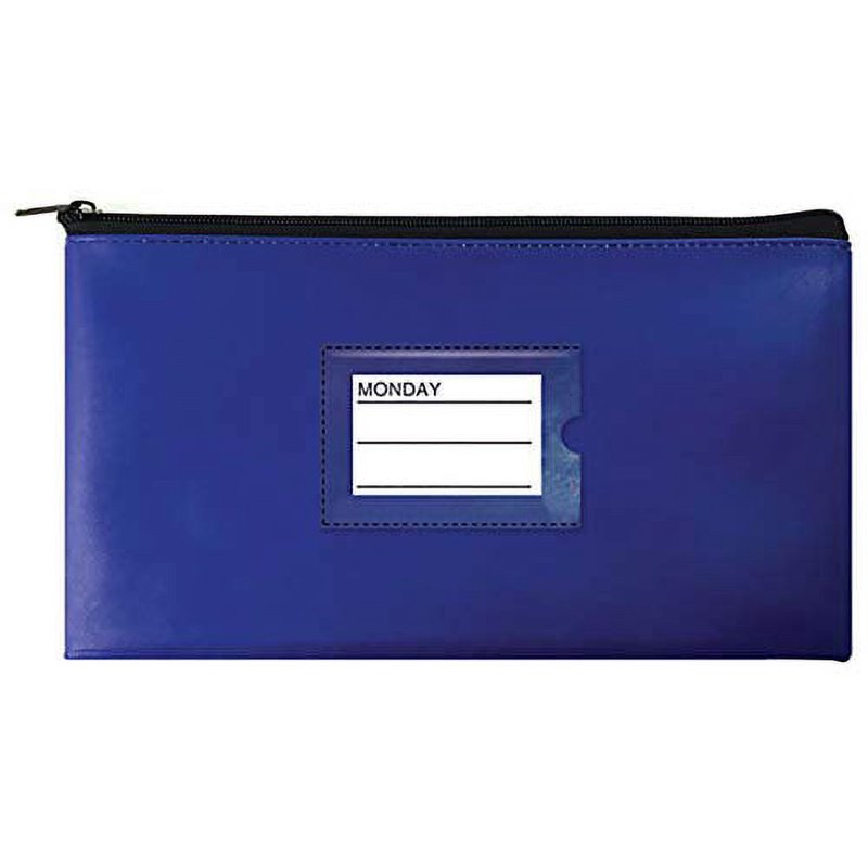 7-Pack Money Deposit Bags with Zipper & Day Labels - Discreet Cash Storage