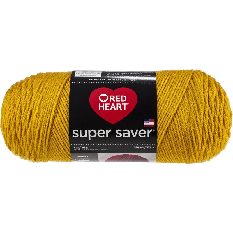 Multipack 6 Red Heart Super Saver Yarn - Medium Weight Acrylic for Knitting & Crocheting