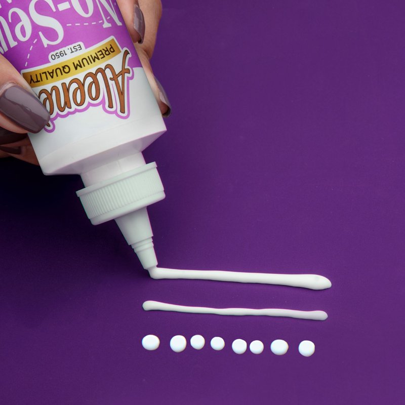 No-Sew Temporary Fabric Glue - Washable Adhesive for Sewing & Crafting