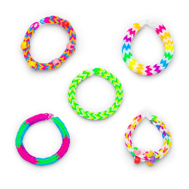 Rainbow Loom Monster Tail Craft Kit for Bracelets Ages 7+ - Includes Loom and Bands