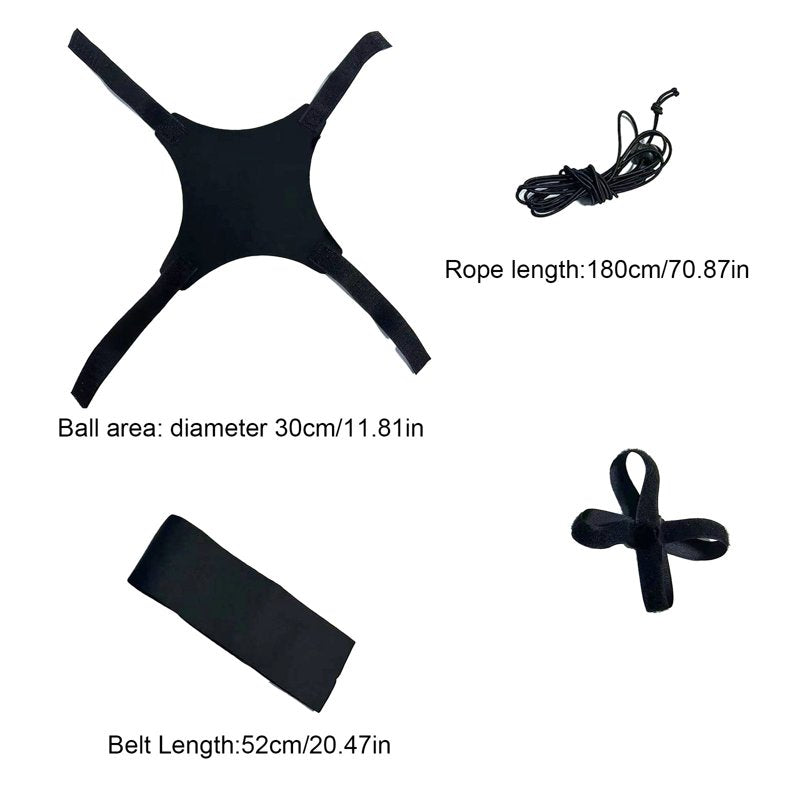 Volleyball Spike Trainer Belt with Adjustable Elastic Cord for Beginners