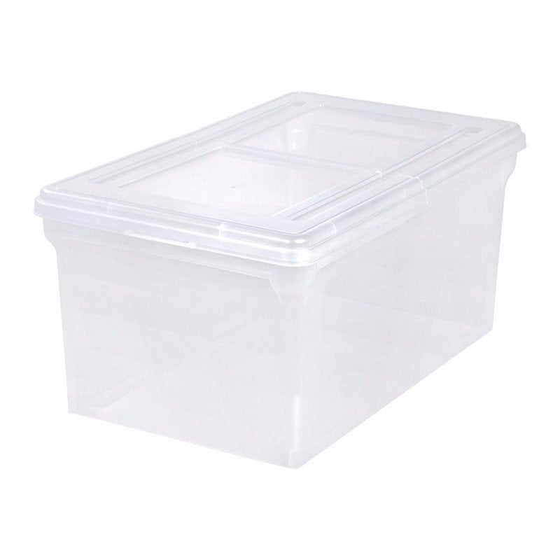 IRIS Storage Box for Letter Size Hanging Files - Clear 11 Gallon