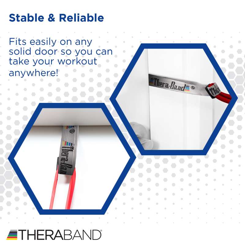 Resistance Band Door Anchor for Elastic Resistance Bands and Tubes