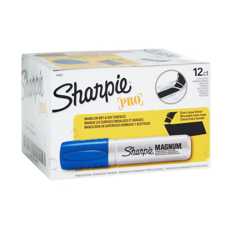 Permanent Marker Set for Large-Scale Projects - Blue & Red Options