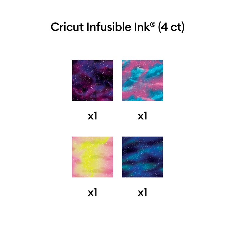 Infusible Ink Pattern Sheets 12x12 Galactic Stars - 4 Pack for Cricut