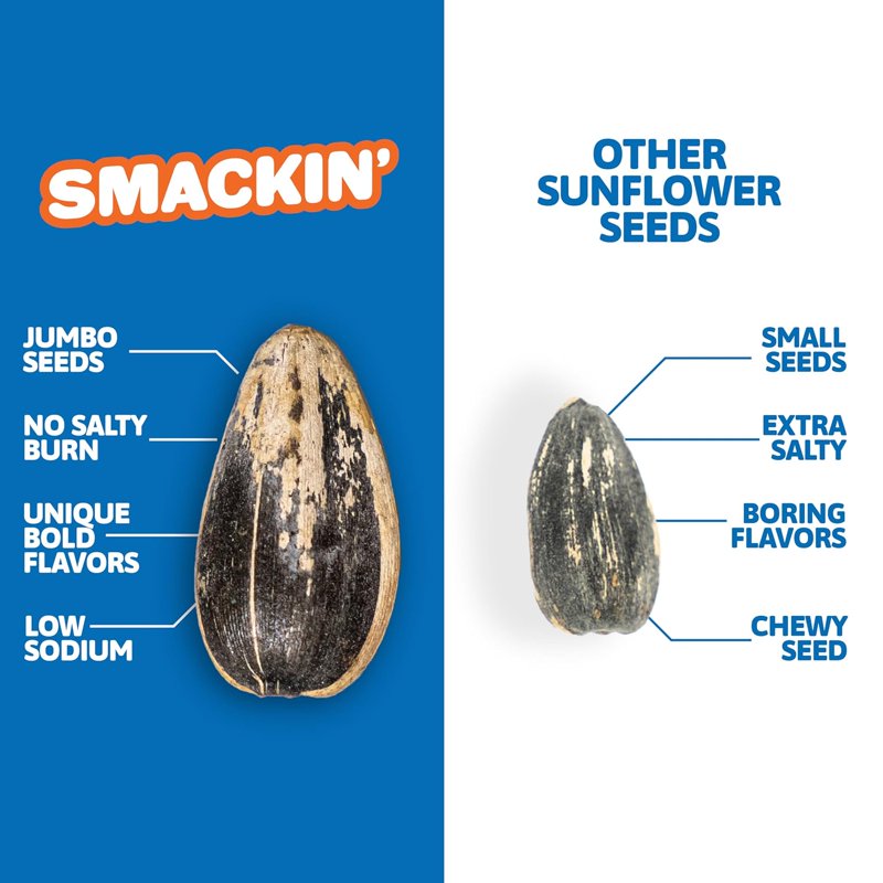 Flavored Sunflower Seeds, Roasted Jumbo Small-Batch Snack – Assorted Flavors