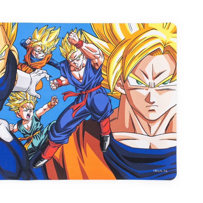 Dragon Ball Z Super Saiyan Desk Mat 31 x 15 Inches - Gaming & Office Surface