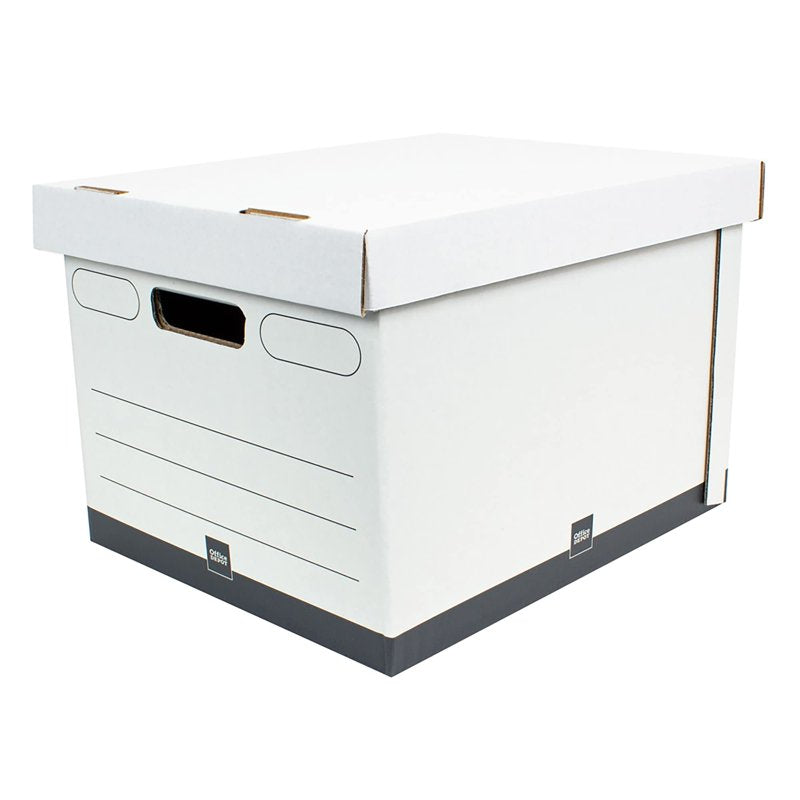 Heavy-Duty Storage Boxes with Lids - 15x12x10 Inches, Pack of 5