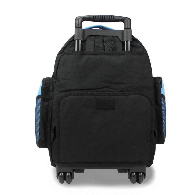 22-Inch Travel Rolling Backpack Airline Approved Durable Polyester Organizer