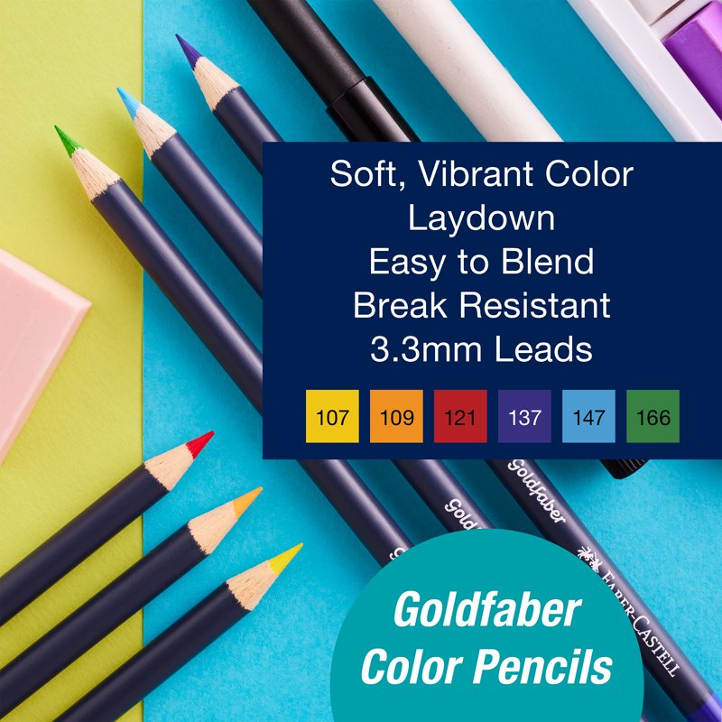 Art Supplies Set for Adults & Beginners - 26 Piece Dry Mediums Kit