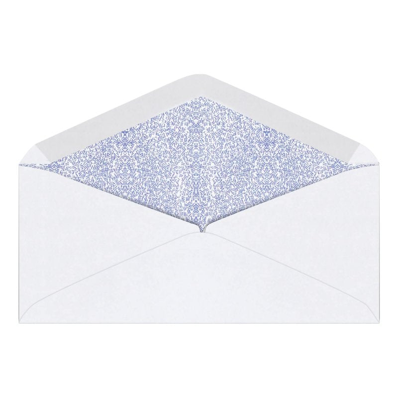 Office Depot #10 Security Window Envelopes 4 1/8 x 9 1/2 Inches White Box of 500