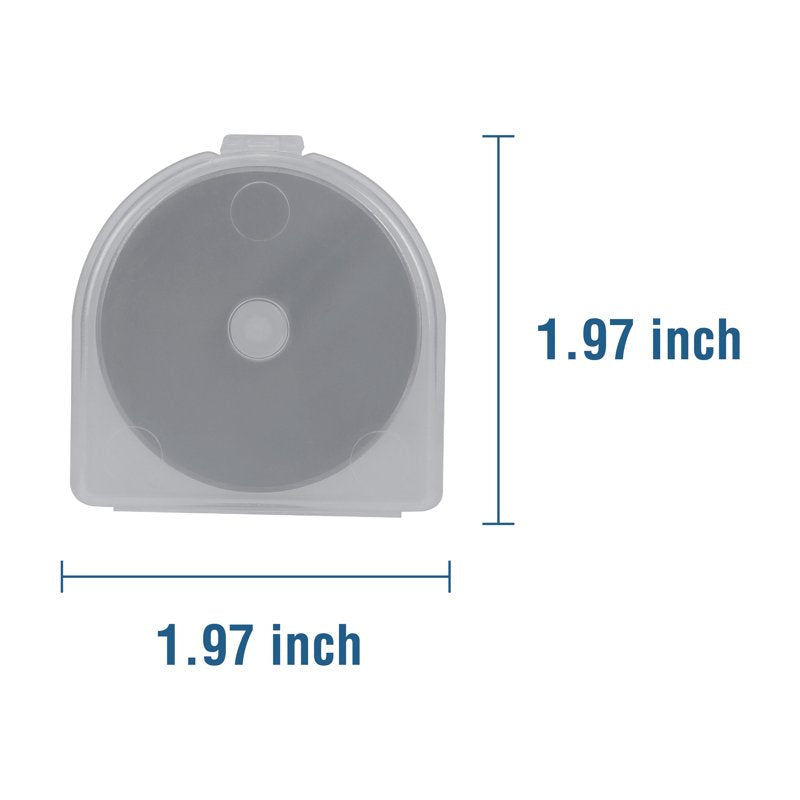 45mm Rotary Cutter Replacement Blades 2-Pack for Sewing & Crafts