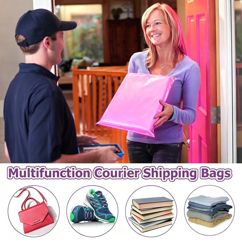 Large Waterproof Poly Mailers - Self-Sealing Shipping Bags for Clothing & Business