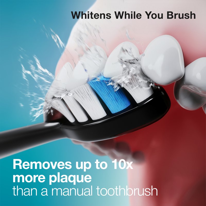 Electric Toothbrush with 5 Modes & 4 Brush Heads - Rechargeable & Waterproof
